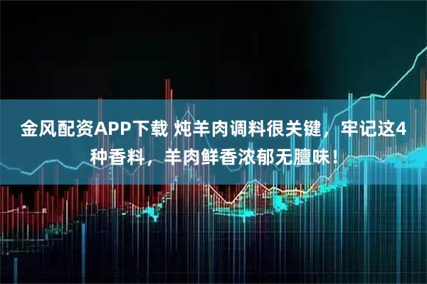 金风配资APP下载 炖羊肉调料很关键，牢记这4种香料，羊肉鲜香浓郁无膻味！